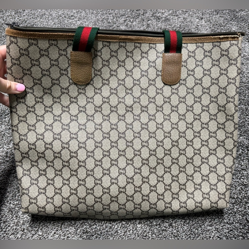 🚨SALE🚨 Gucci Plus vintage Sherry Line tote bag - Picture 3 of 16